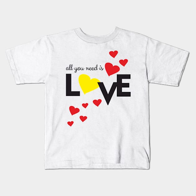 Love Kids T-Shirt by YellowMadCat